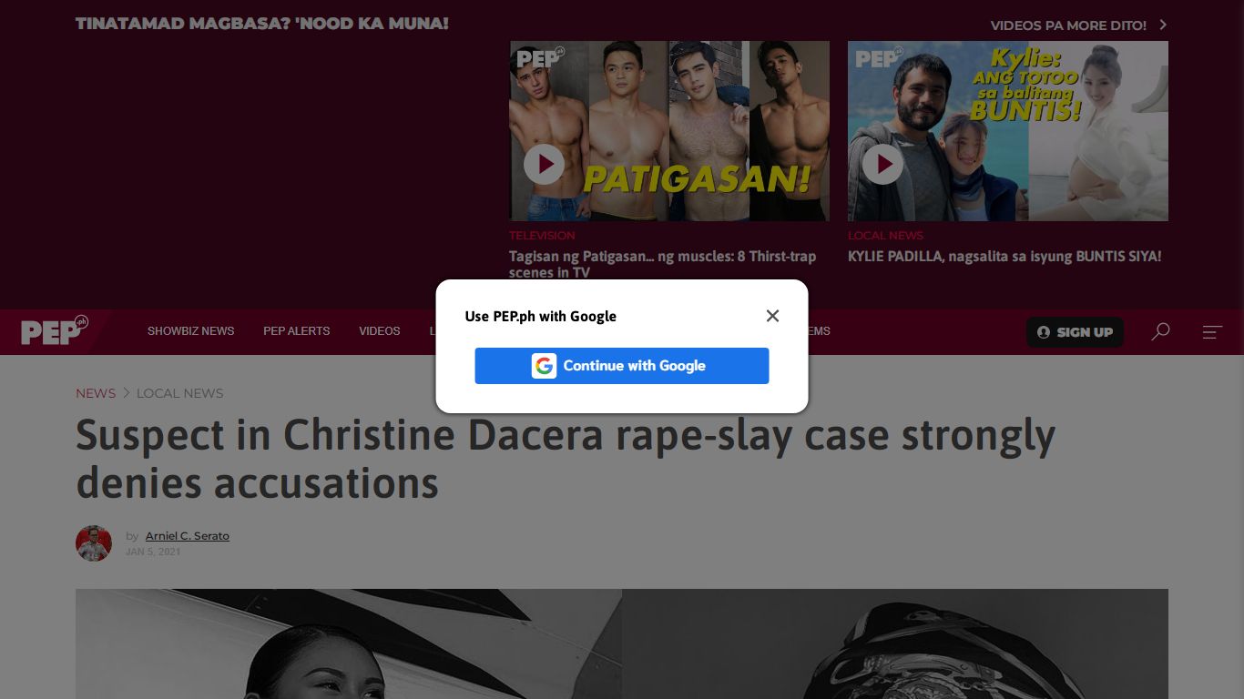 Suspect in Dacera rape-slay case denies accusations | PEP.ph