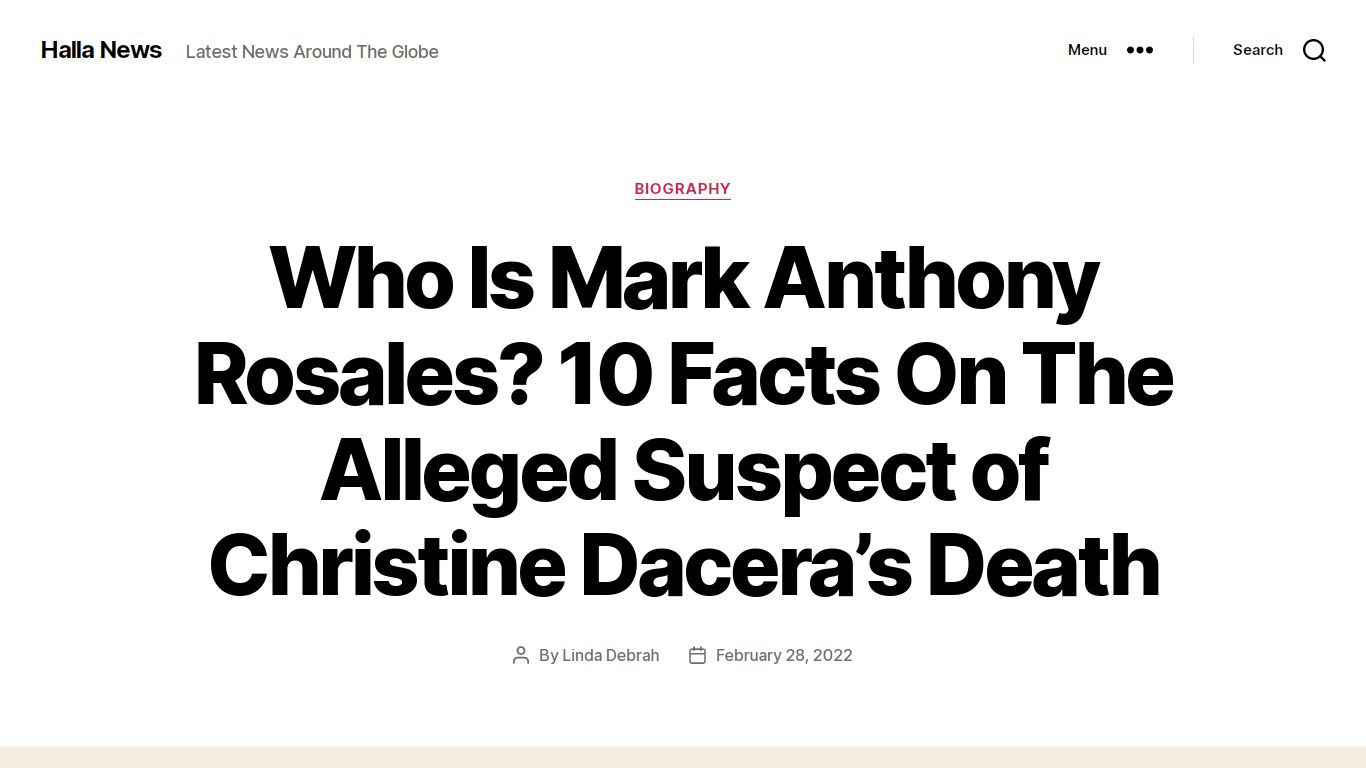 Who Is Mark Anthony Rosales? 10 Facts On The Alleged Suspect of ...